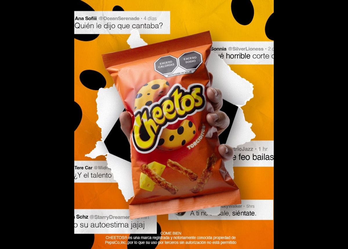 Imagen promocional de la campaña Me vale Cheetos