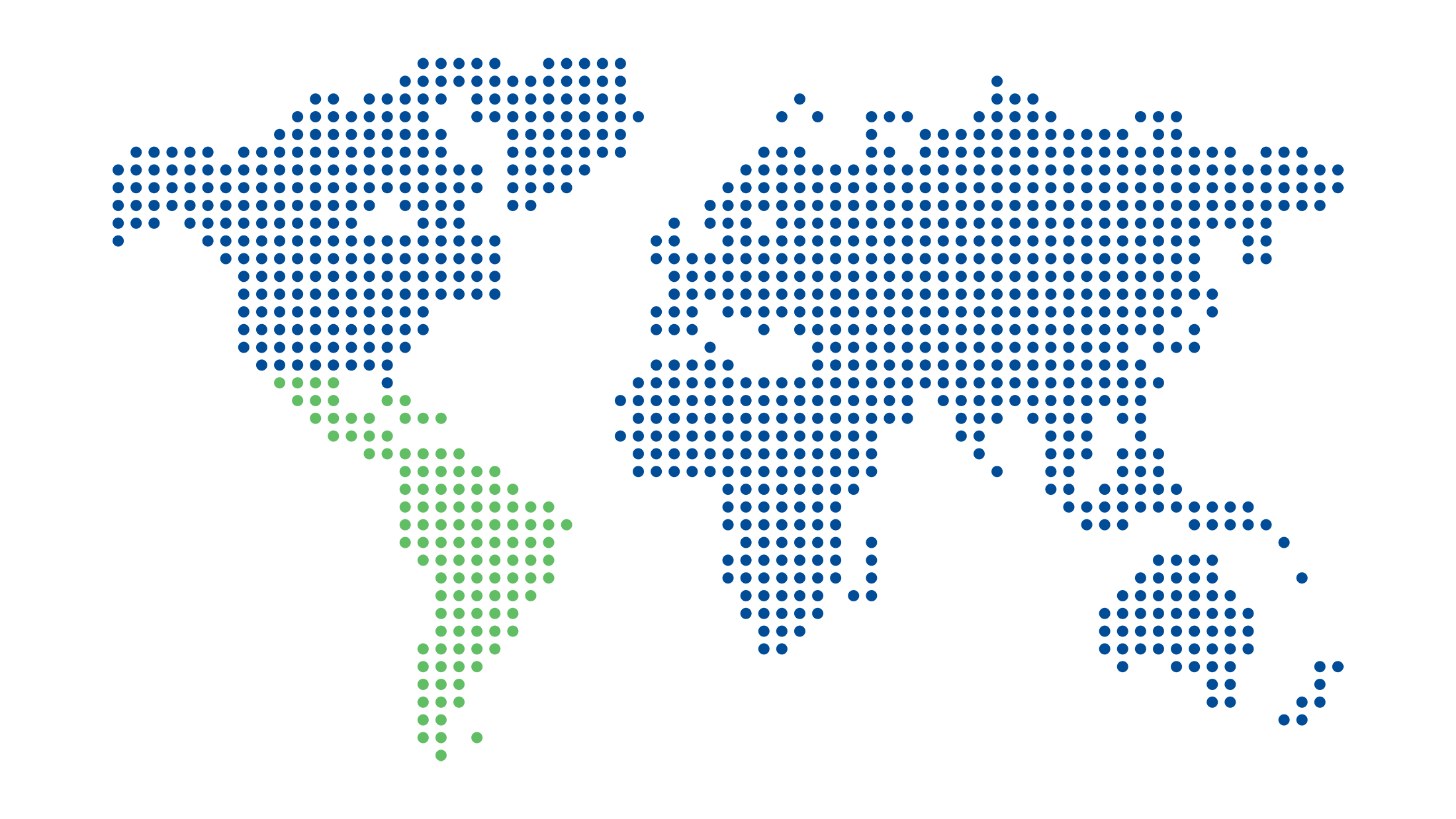 World map highlighting PepsiCo's Latin America sector